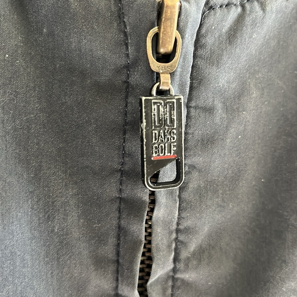 DAKS 80s vintage navy golf windbreaker zip up jacket - Picture 4 of 7
